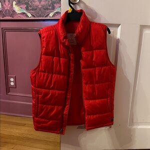 GAP Youth LG Red Quilted Vest